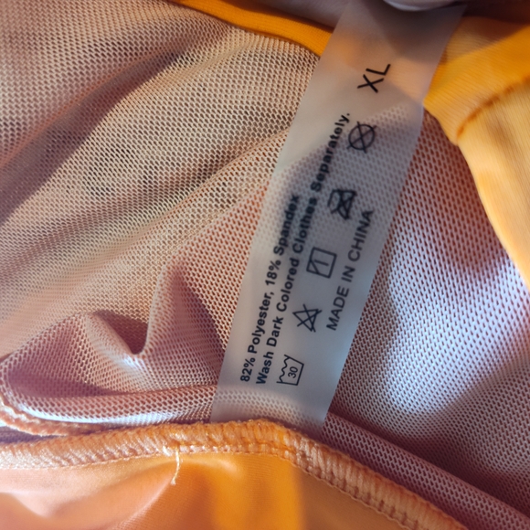 Orange Ruffled Pants - Picture 3 of 3